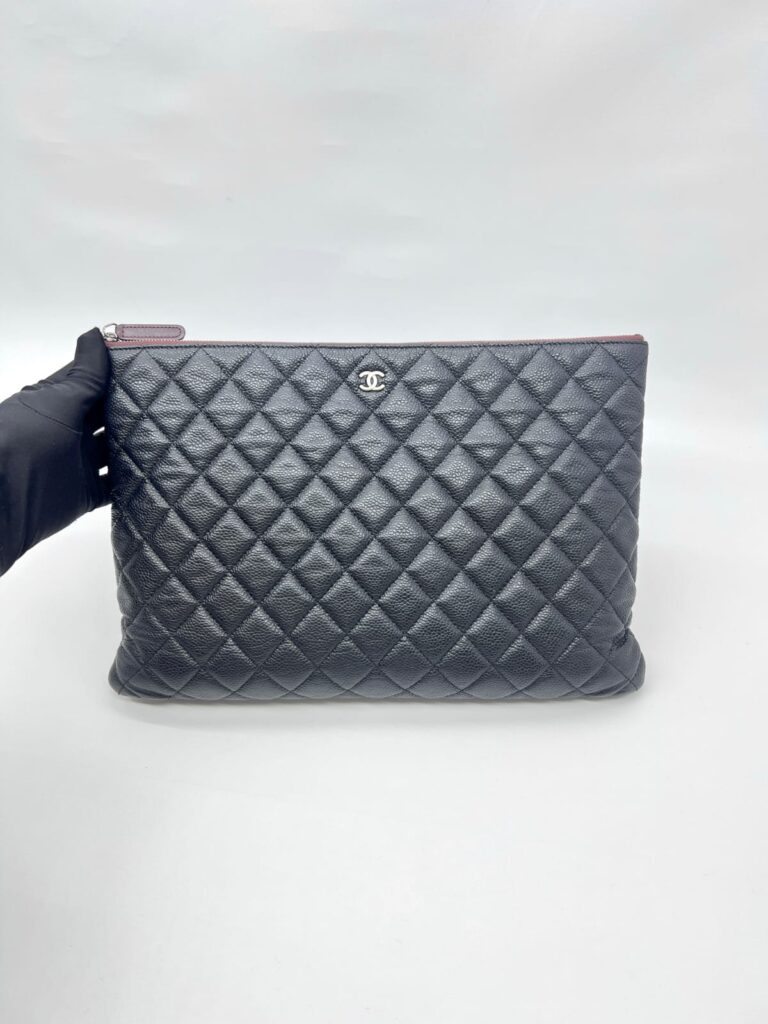 O Case Quilted Black Caviar RHW