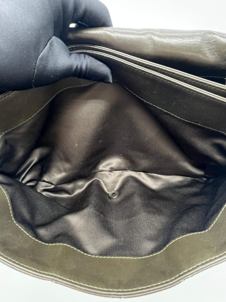 3 Accordion Flap Lambskin Brown SHW