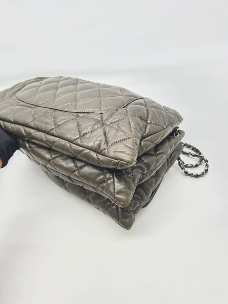 3 Accordion Flap Lambskin Brown SHW