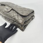 3 Accordion Flap Lambskin Brown SHW