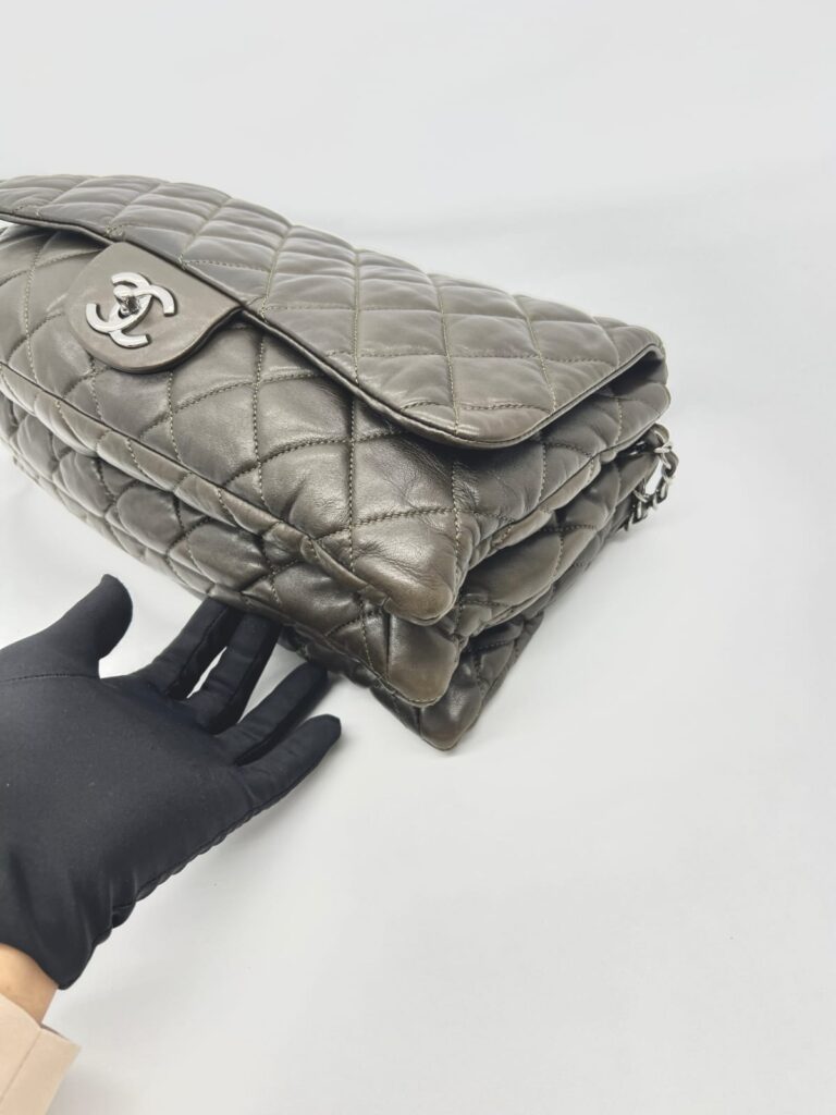 3 Accordion Flap Lambskin Brown SHW