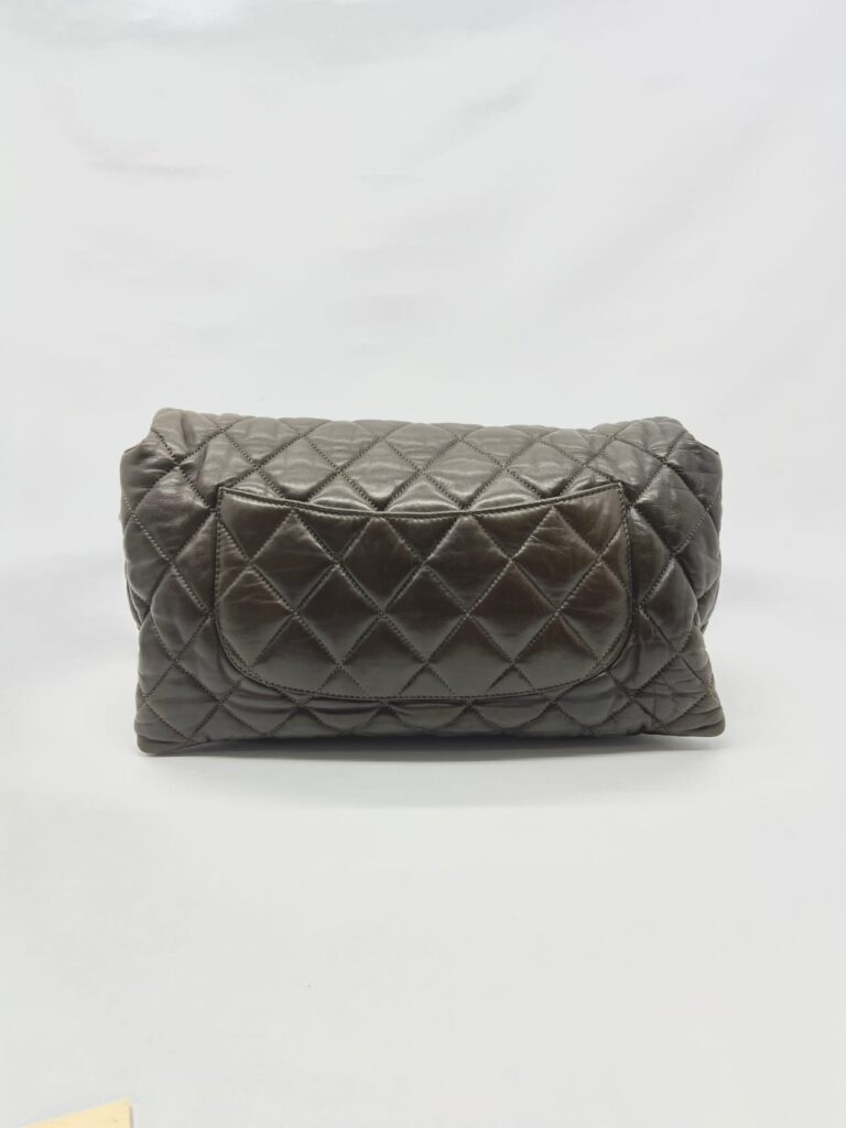 3 Accordion Flap Lambskin Brown SHW