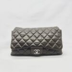 3 Accordion Flap Lambskin Brown SHW