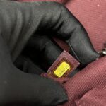 Secret Tag Bowling Bag Black Aged Calfskin RHW