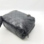 Secret Tag Bowling Bag Black Aged Calfskin RHW
