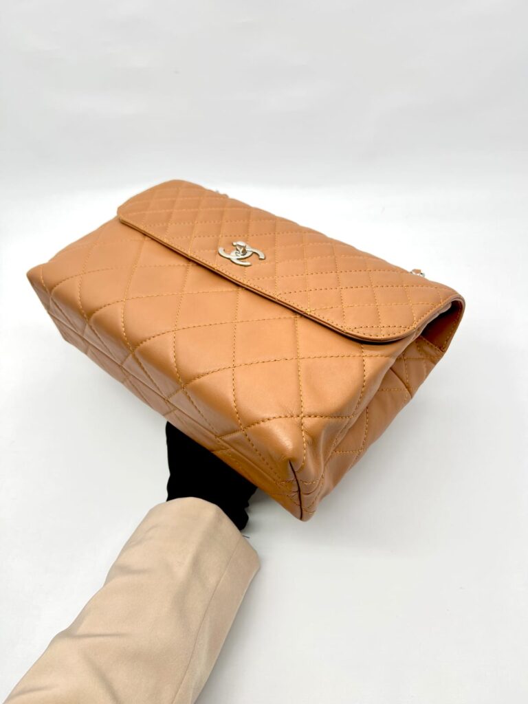 In The Business Flap Bag Light Brown SHW