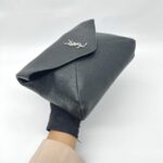 Cassandre Envelope Leather Black RHW