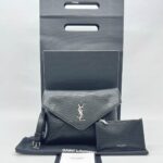 Cassandre Envelope Leather Black RHW