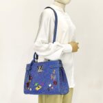 Twist Tote Pins Epi Denim SHW