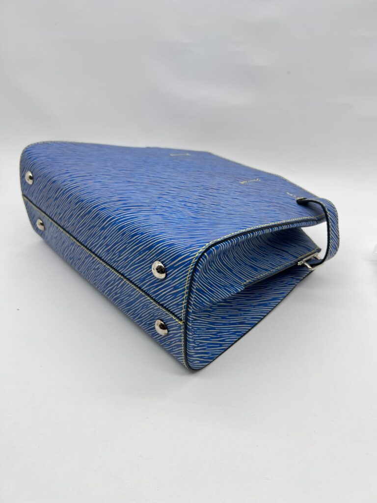 Twist Tote Pins Epi Denim SHW