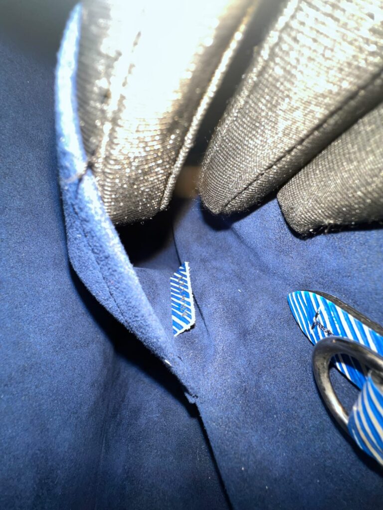 Twist Tote Pins Epi Denim SHW