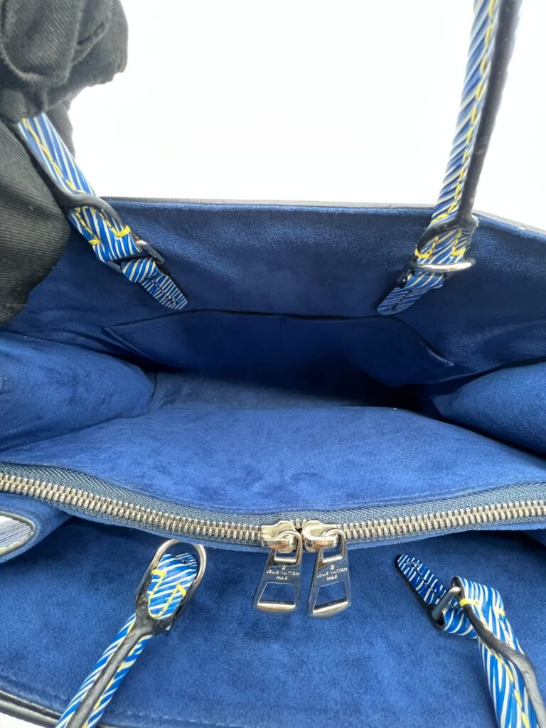 Twist Tote Pins Epi Denim SHW