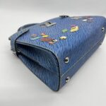 Twist Tote Pins Epi Denim SHW