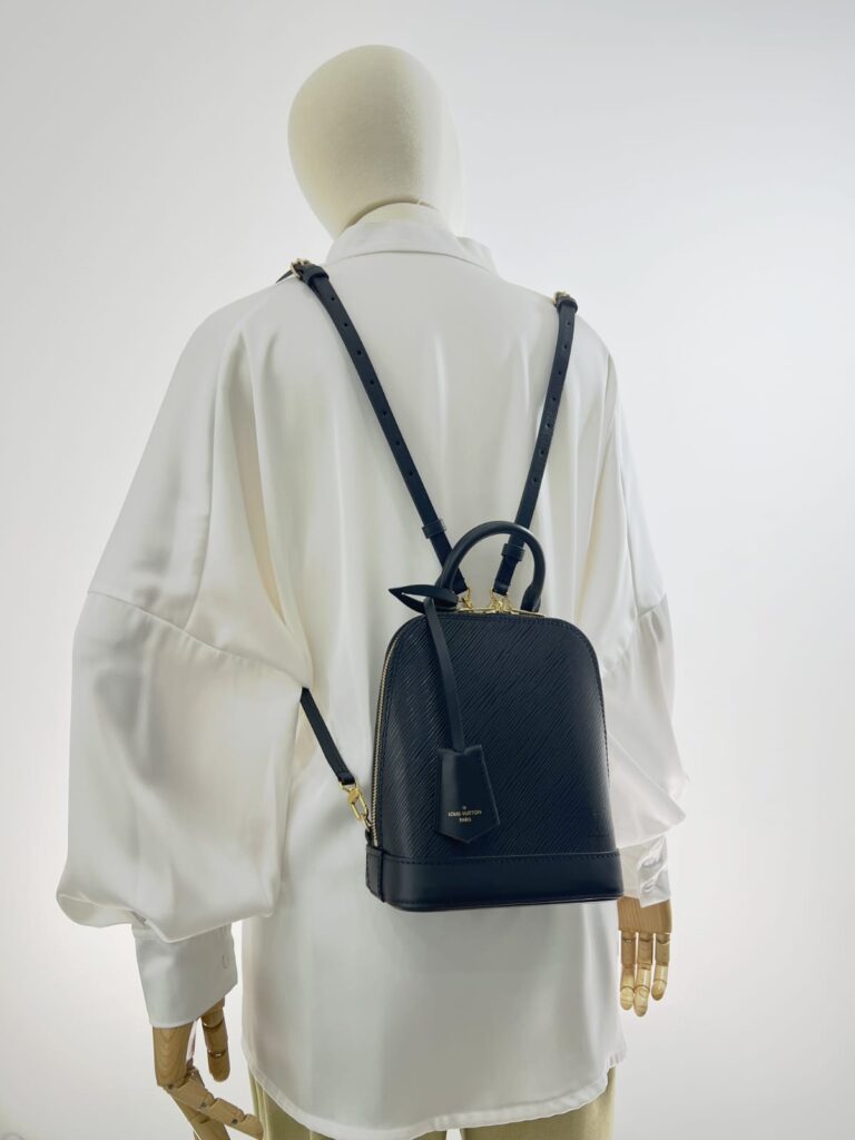 Alma Backpack Epi Black GHW