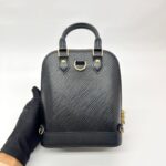 Alma Backpack Epi Black GHW