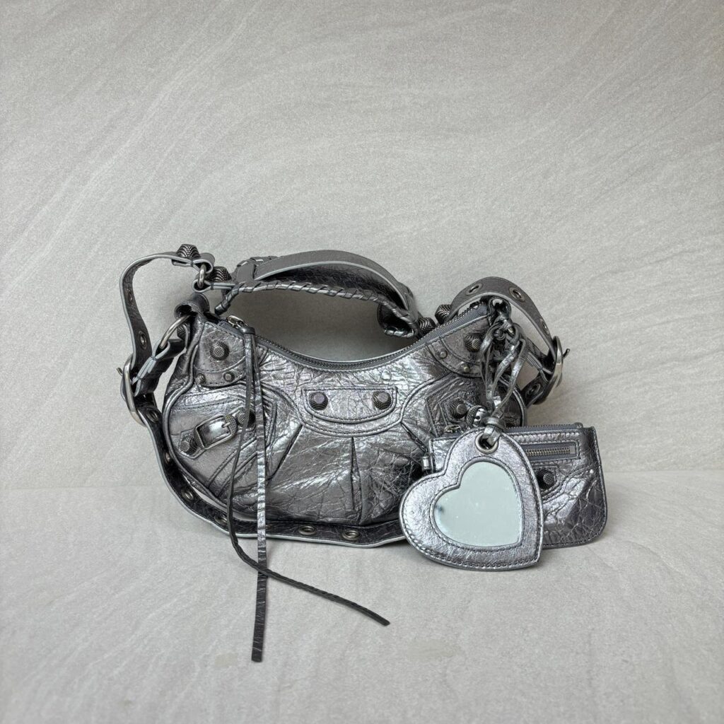 Le Cagole Xs Agneau Silver RHW