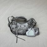 Le Cagole Xs Agneau Silver RHW