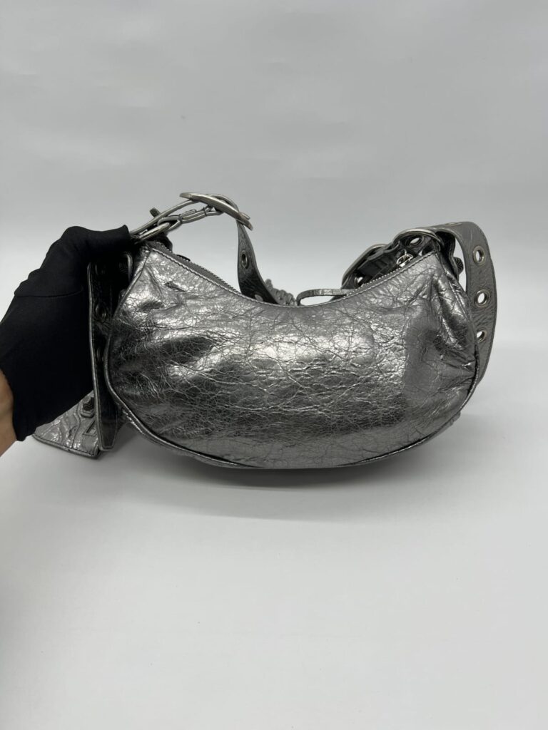 Le Cagole Xs Agneau Silver RHW