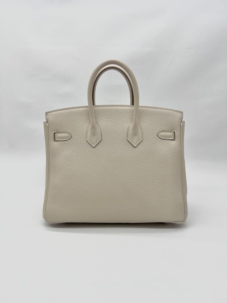 Birkin 25 Veau Togo Craie GHW