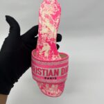 Dway Heeled Slide Bright Pink Toile De Jouy/Pink White