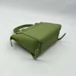 Pico Belt Bag Grained Calfskin Sage Green GHW