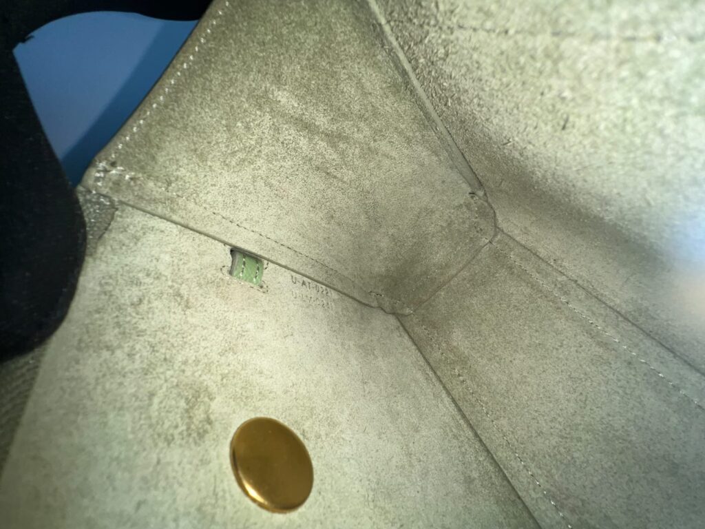 Pico Belt Bag Grained Calfskin Sage Green GHW