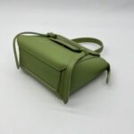 Pico Belt Bag Grained Calfskin Sage Green GHW