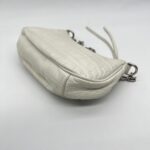 Le Cagole Mini White Croco RHW