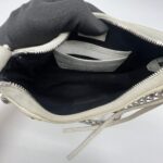 Le Cagole Mini White Croco RHW