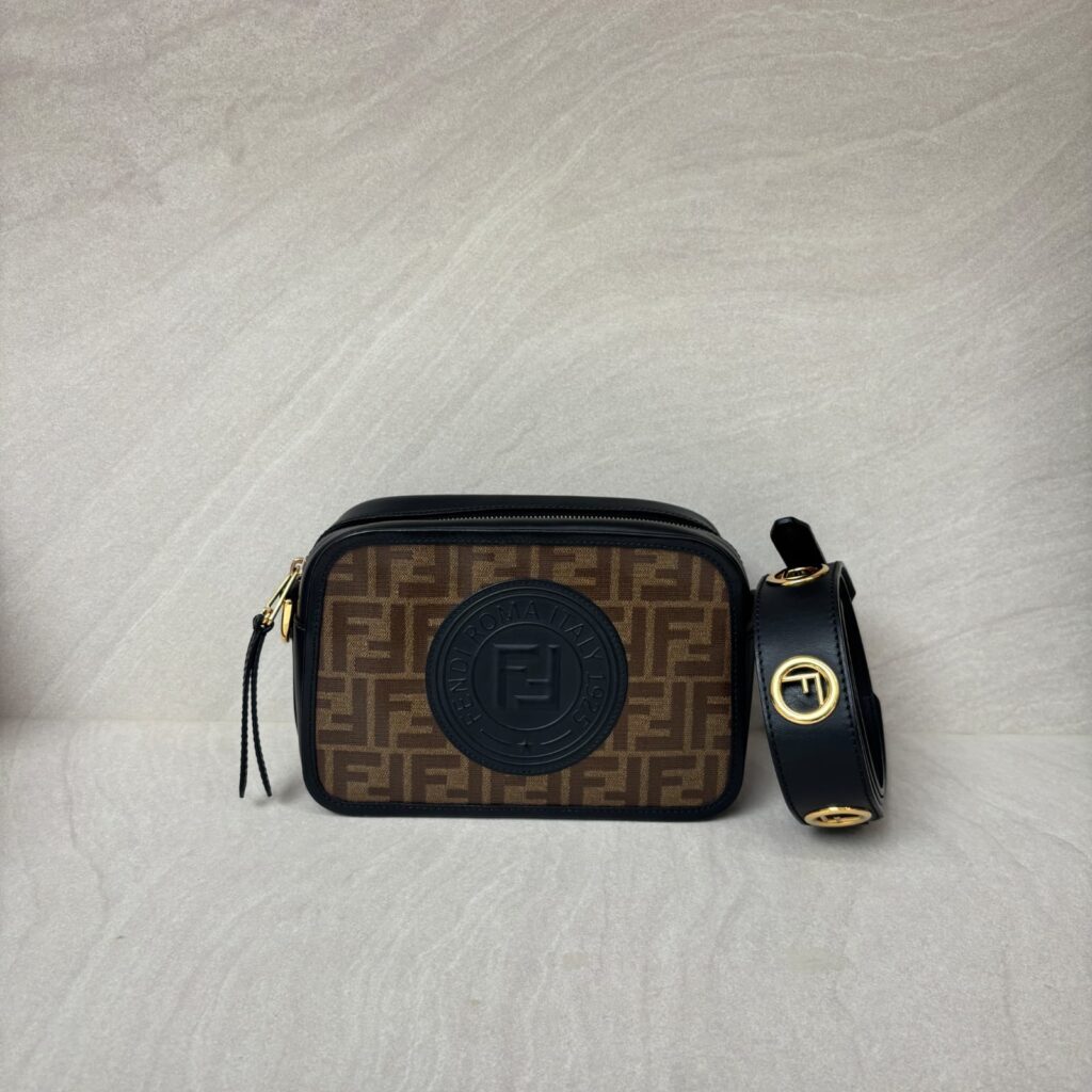 Camera Bag Brown FF Black GHW