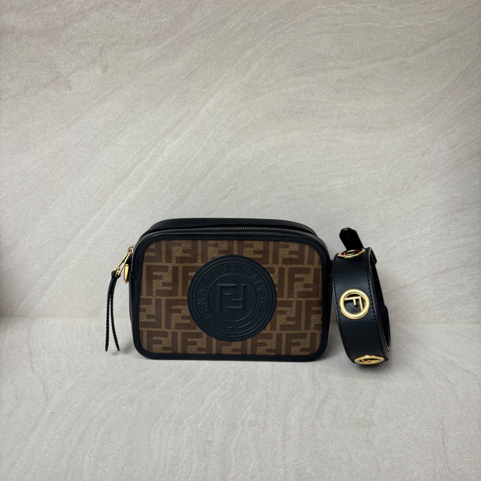 Camera Bag Brown FF Black GHW