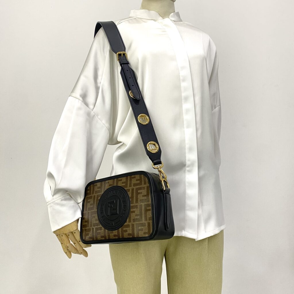 Camera Bag Brown FF Black GHW