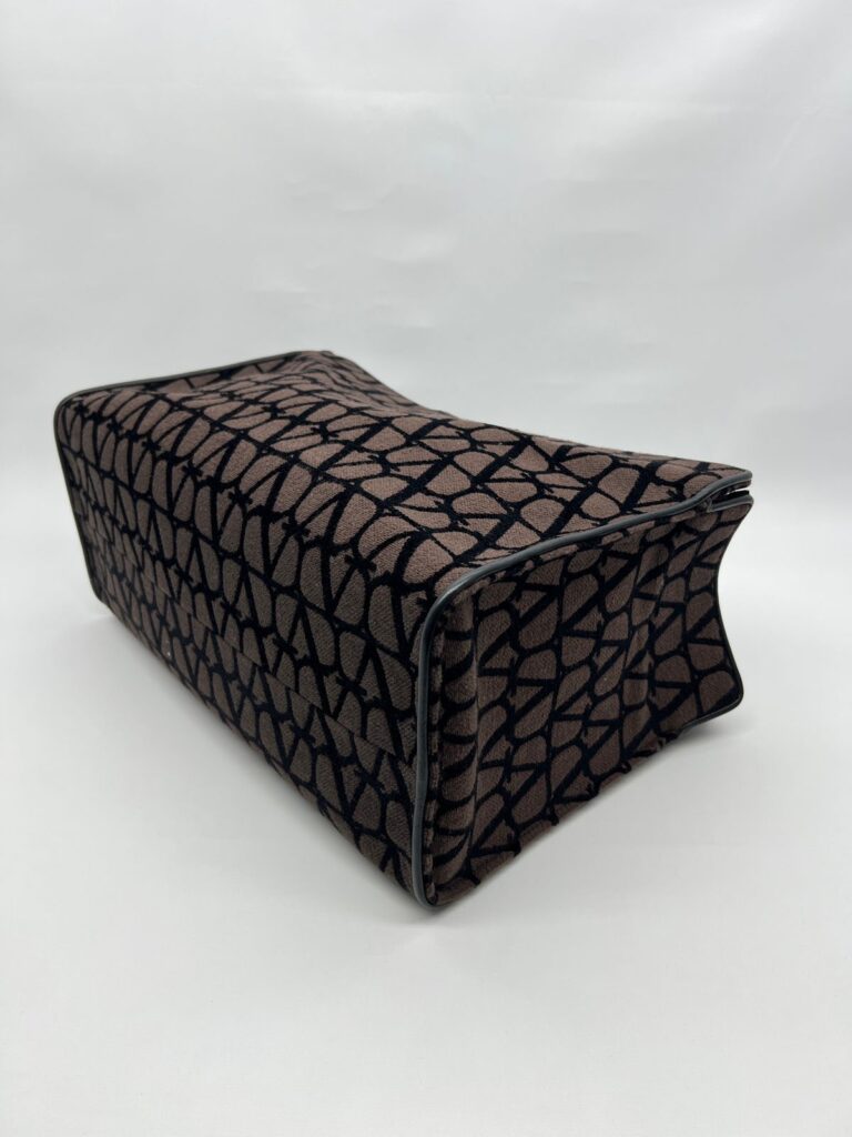 Shoulder Tote Brown Black