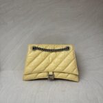 Crush Chain Bag Crinkled Yellow RHW