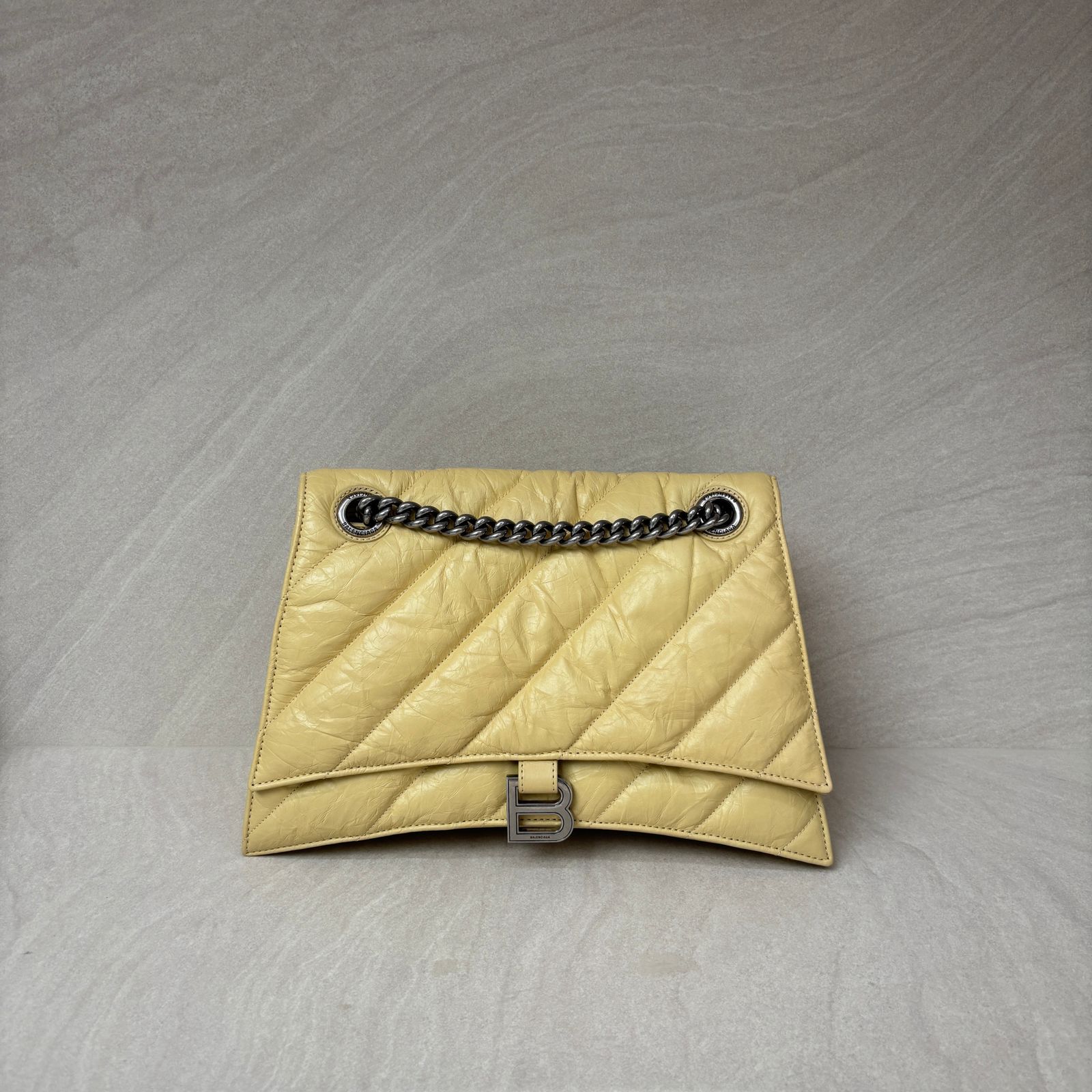 Crush Chain Bag Crinkled Yellow RHW