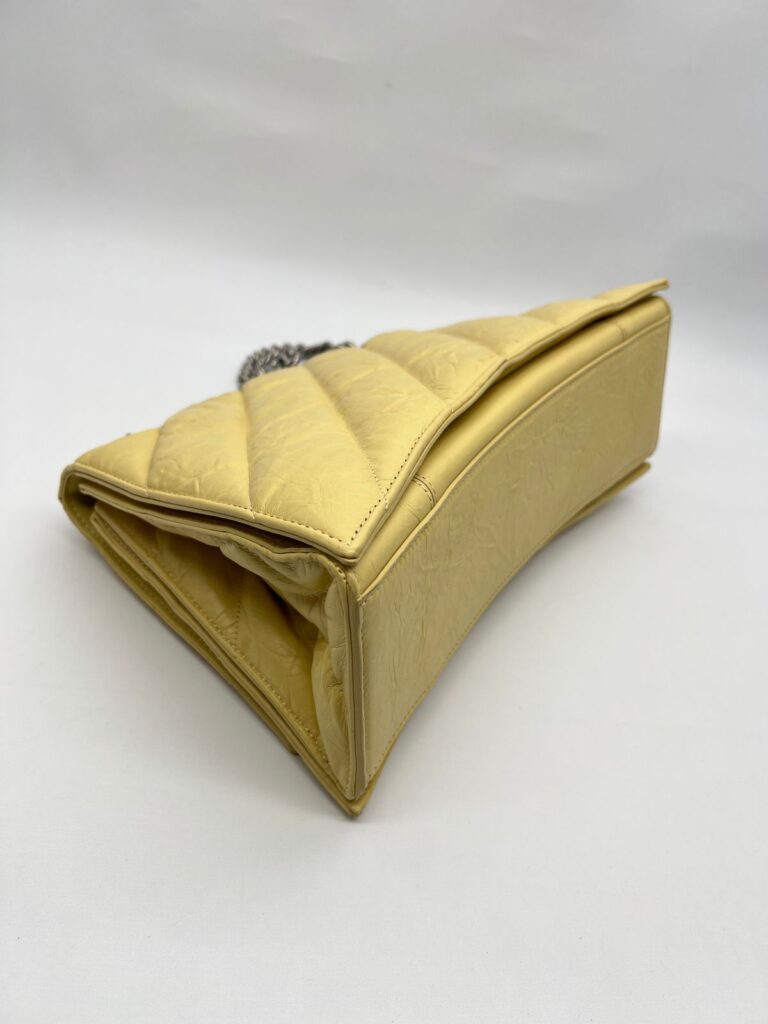 Crush Chain Bag Crinkled Yellow RHW