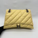 Crush Chain Bag Crinkled Yellow RHW