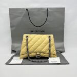 Crush Chain Bag Crinkled Yellow RHW