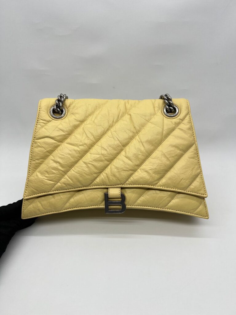 Crush Chain Bag Crinkled Yellow RHW