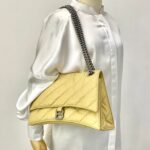 Crush Chain Bag Crinkled Yellow RHW