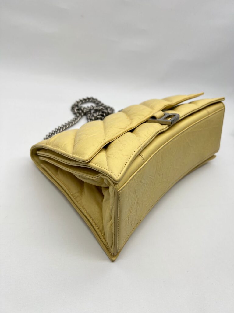 Crush Chain Bag Crinkled Yellow RHW