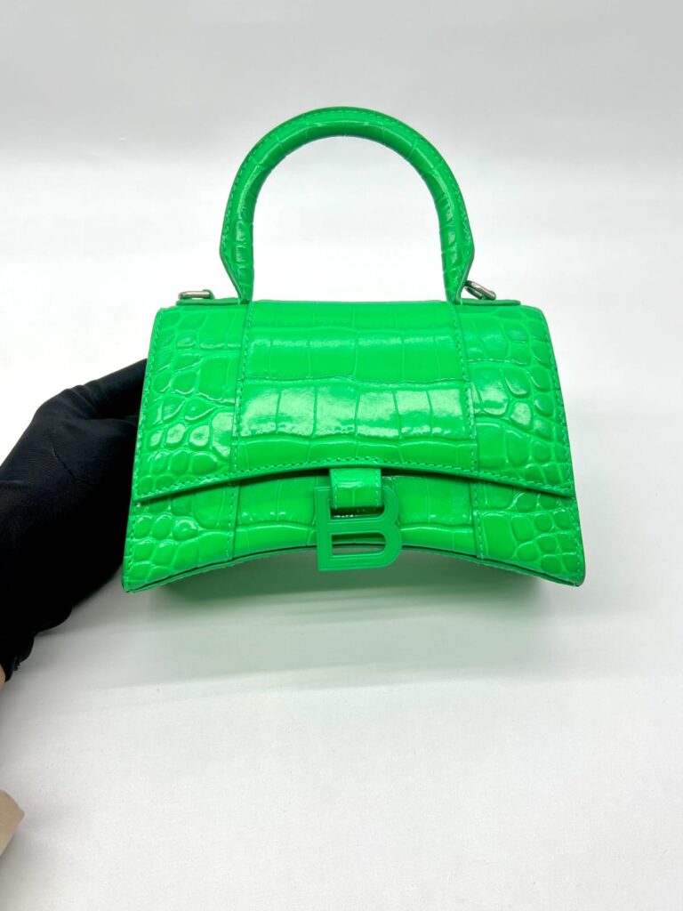 Hourglass Green Croco SHW