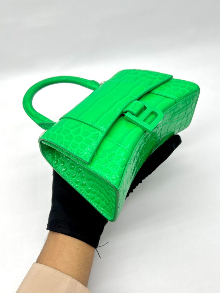 Hourglass Green Croco SHW