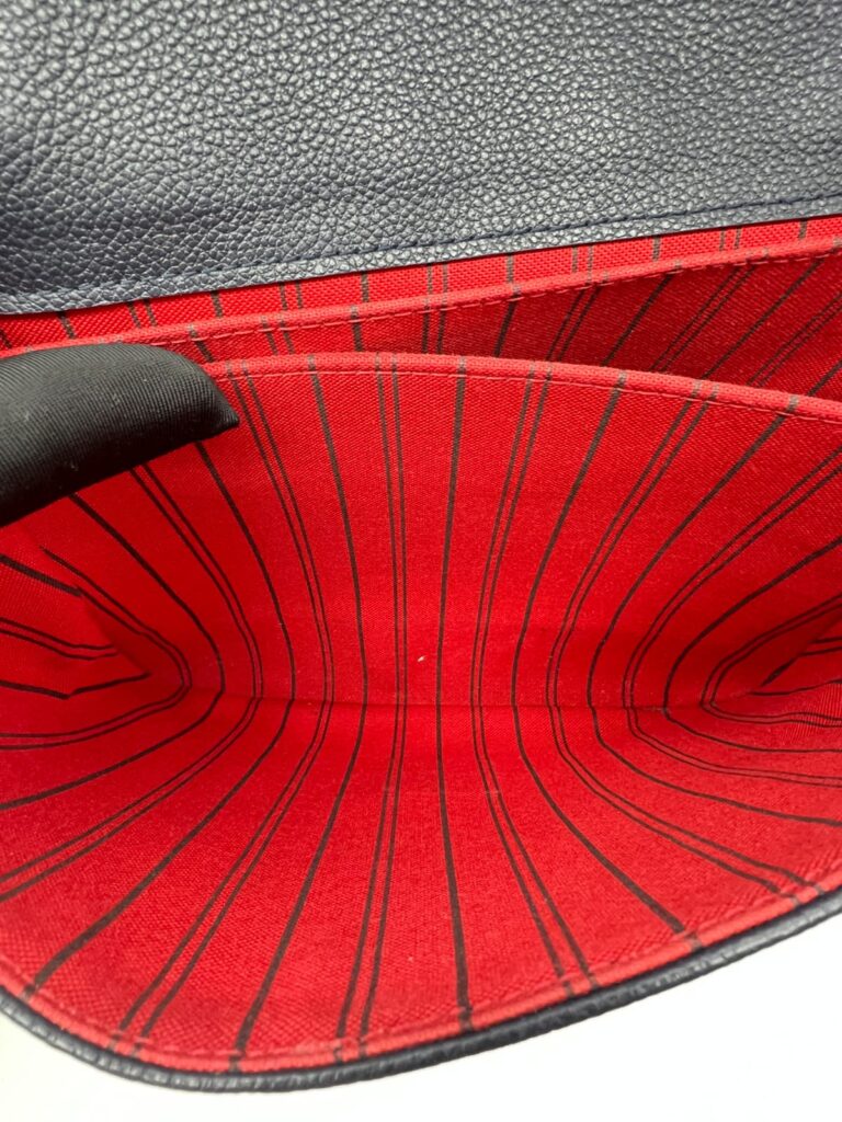 Metis MM Monogram Empreinte Marine Rouge GHW