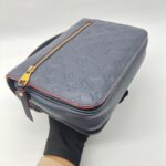 Metis MM Monogram Empreinte Marine Rouge GHW