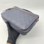 Metis MM Monogram Empreinte Marine Rouge GHW