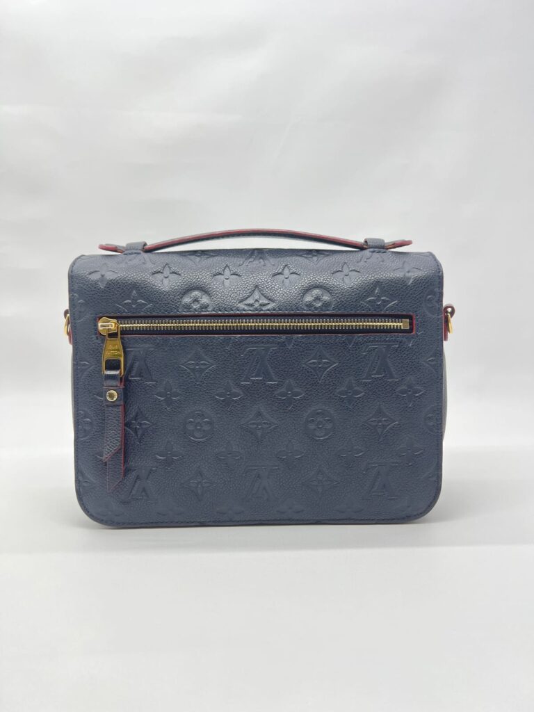 Metis MM Monogram Empreinte Marine Rouge GHW