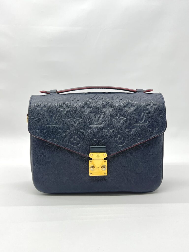 Metis MM Monogram Empreinte Marine Rouge GHW