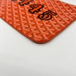 Senat Pm Pouch Flat Goyardine Canvas Orange