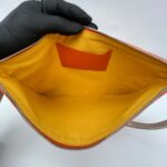 Senat Pm Pouch Flat Goyardine Canvas Orange